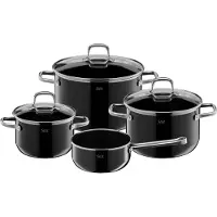 Silit Silargan Elegance Topf-Set, 4-teilig, Black 3201019232 4004633304807