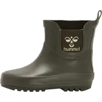 Hummel Bottes en caoutchouc vert foncé / blanc