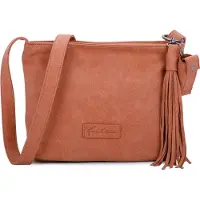 Fritzi aus Preußen sac à épaule bandoulière Jakx Lipstick 04 Cross Bag Brick brun