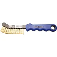 Bgs 1793-1 Brosse d'étrier de frein en laiton, courbée, 230 mm