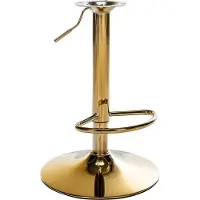 CLP Piètement de rechange pour tabouret de bar 8 x 8 cm, doré