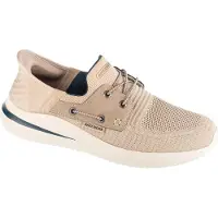 SKECHERS Slip-Ins : Delson 3.0 - Roth 210606-TPE, baskets, homme, beige, taille : 43
