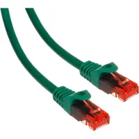 Macleans Câble patch Ethernet 2x RJ45 UTP cat6 Câble réseau Lan 2 mètres vert