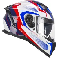Cgm Casque intégral 311G BLAST SPORT Blanc Bleu Rouge taille XL
