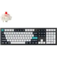 Keychron Q6 Max QMK/VIA Wireless, interrupteur Gateron Jupiter Red - Noir carbone