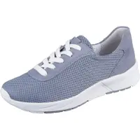 Semler Chaussure à lacets 'Komfort Schnürschuh Damen S6015450/076 Echtleder in blau' bleu