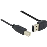 DeLOCK Easy - Câble USB - USB (M) biseauté à 90°, réversible à USB type B (M)