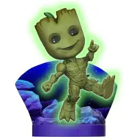 The Loyal Subjects GROOT Mini diorama Marvel Superama, phosphorescent, exclusivité SDCC, 10 cm