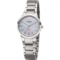 Regent Femme Montre bracelet métal métal Montre solaire analogique argent gris URF1534