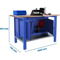 Simonwork (bancos De Trabajo) Établi Bt6 Pro 865x1800x750 Mm