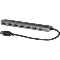 I-Tec Hub de charge USB 3.0 en métal i-tec - Hub - 7 ports SuperSpeed USB 3.0