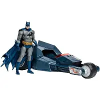 Mcfarlane Toys DC Multiverse Véhicule Bat-Raptor avec Batman (Le Batman qui rit) (Label d'or)