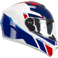 Cgm Modular Casque 568S BER SPORT Blanc Bleu Rouge taille XXL