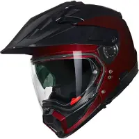 Nolan N70-2 X 06 Classico Nobile 321 Rouge Viscéral Noir Brillant Casque Multi Taille M