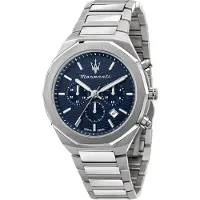Maserati Montre à affichage analogique argent