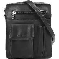 Harold's Cuir sac à épaule bandoulière Country Shoulderbag Black noir
