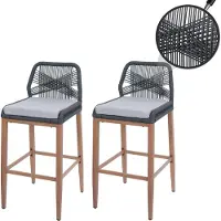 Mendler Tabouret de bar -O21 (lot de 2)