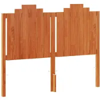 vidaXL Tête de lit brun cireux 135 cm pin massif