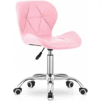 Leobert Chaise Valora AVOLA - Rose x1 | Chaise pivotante pour le travail, les études ou la coiffeuse