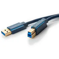 ClickTronic Câble adaptateur USB-A vers USB-B 3.0 5 Gbit/s 1,8 m (boîte de 1)