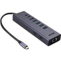 Lindy DST-Mini Duo, Mini station d'accueil USB-C pour ordinateur portable 2x 4K HDMI