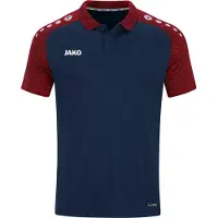 Jako Polo Performance Hommes - Marine / Rouge