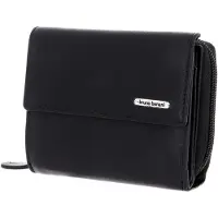 Bruno Banani Cuir porte-monnaie New York Wallet Zip With Flap Black noir