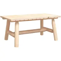 vidaXL Table basse 90x50x41 cm en bois massif d'épicéa