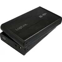 Logilink Festplattengehäuse 3.5" S-ATA USB 3.0 Alu, schwarz (UA0107)