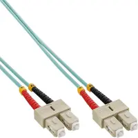 InLine 83501O LWL Duplex Kabel, SC/SC, 50/125µm, OM3, 1m