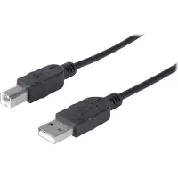 Black Box 333368 câble USB USB 2.0 1,8 m USB A USB B Noir