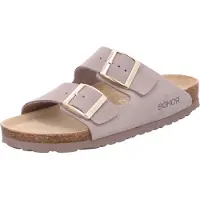 Rohde Mule femme en daim avec boucles réglables Alba 5590, Taille:39 EU, Couleur:Beige