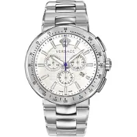 Versace Watches Vfg090013 Watch Argenté Homme