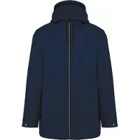 Kariban Veste à capuche unie doublée en micropolaire