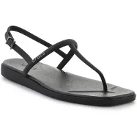 Crocs Sandales plates Miami Thong Sandal femmes - Noir - 36 / 37