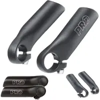 Pro Alloy Anatomic Barends Black Handlebar Corners / Handlebar Extensions