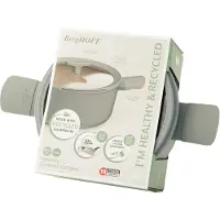 Berghoff Poêle à frire Balance, basse, antiadhésive, 24 cm, 4.4 L, Moonmist, Aluminium recyclé - | Leo Line
