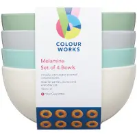 Colourworks Ensemble De Bols En Mélamine Classiques 4 Unités