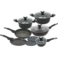 Klausberg pots en granit Gold Marmo 12 éléments KB7201