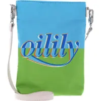 Oilily sac à épaule bandoulière sac pour téléphone portable Shoulder Bag Aquarius bleu clair vert clair