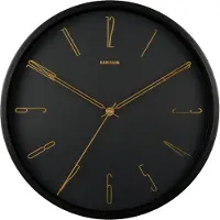 Karlsson - Horloge murale Belle Numéros - Noir