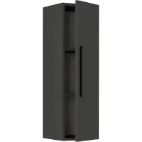 VCM Étagère suspendue en bois | Étagère économiseuse d'espace | Dimensions: H. 95 x W. 30 x D. 30 cm | Étagère élégante suspendue | Étagère de rangement | Bibliothèque | Planche murale - Arila L Vertical