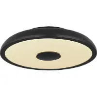 Globo Lighting Plafonnier plastique noir, LED