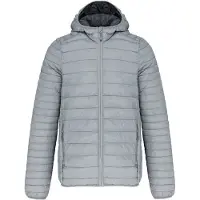 Kariban Veste matelassée légère pour hommes avec capuche