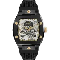 Philipp Plein Montre à affichage analogique or / noir / argent
