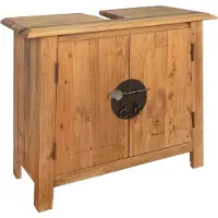 vidaXL Ensemble de meubles de salle de bain 5 pièces pin massif