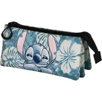 KARACTERMANIA - Piórnik potrójny Disney Stitch Aloha, premium akcesorium szkolne