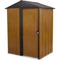 Spacemaker Abri de jardin Woodlake aspect bois 151 x 122 x 198 cm (L x P x H)