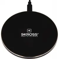 Skross 40774 Wireless Charger 10, noir - chargement pratique sans fil pour les appareils compatibles Qi