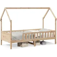 vidaXL Lit d'enfant Lit de maison 80x200 cm pin massif